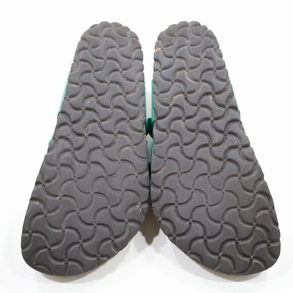 Birkenstock Mayari Green Birkenbuc Lightweight Flat Toe Loop Sandals - Women's 6 - Picture 7 of 7